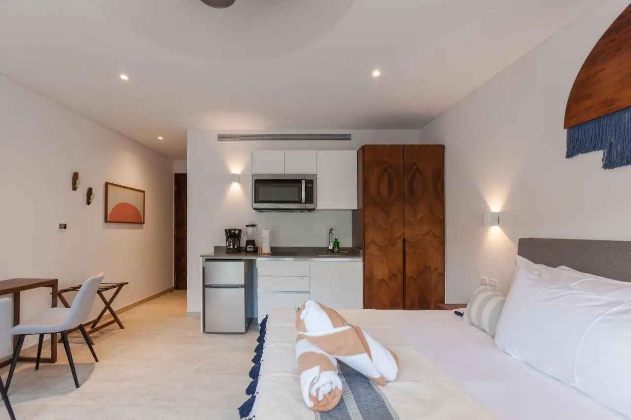 Estudio Tranquilo En La Veleta Con Jardin, Alberca, Gimnasio Y Cerca Del Centro De Tulum A111